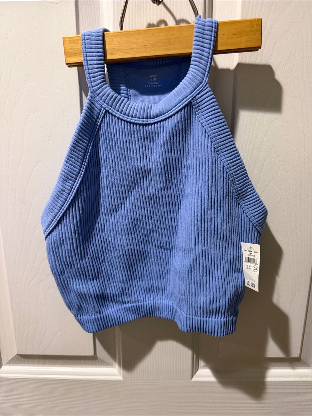 aerie Ribbed Tank Top in Periwinkle Blue - New with tags